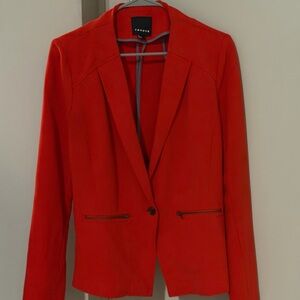 Trouve Fiery Red Women's Blazer